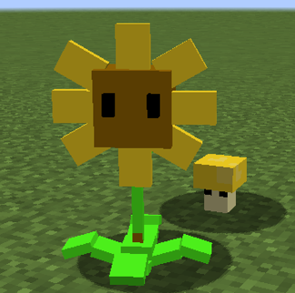 The sunflower & the sun shroom