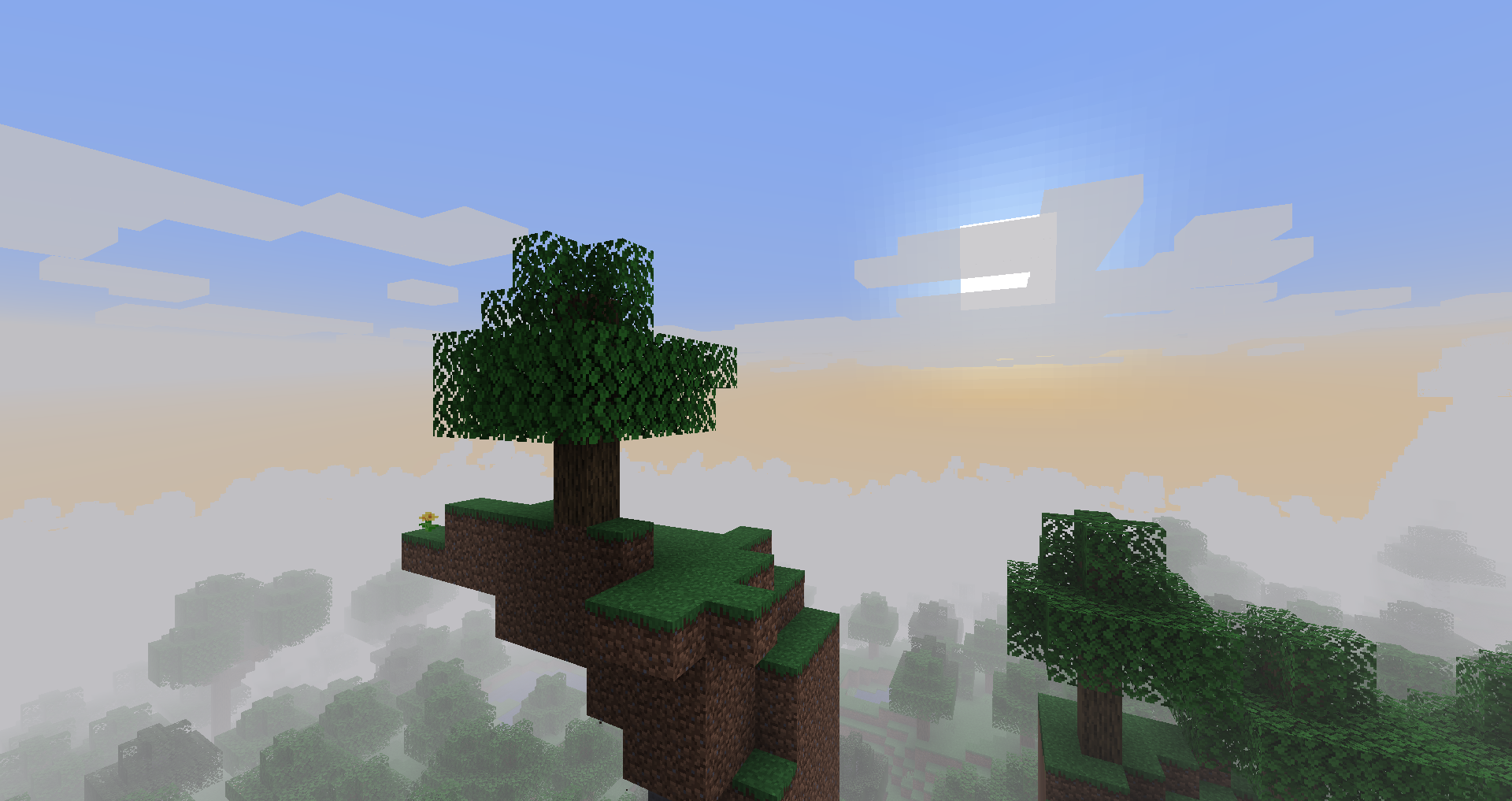 Tree atop an unstable land-formation...