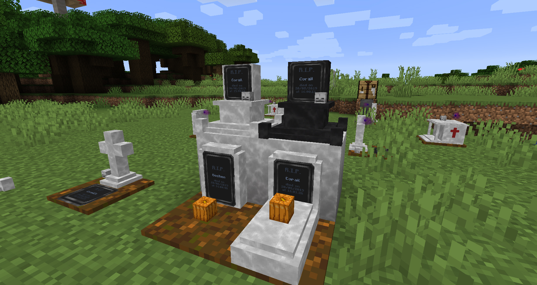 Corail Tombstone Mods Minecraft