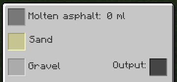 Asphalt Mixer UI