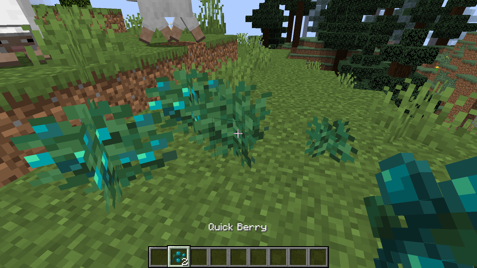 Game screenshot showing Quick Berrys mod