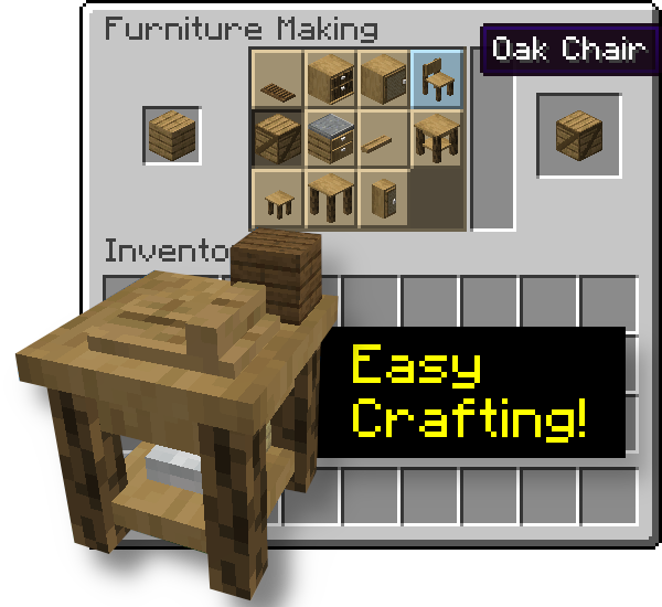 Easy Crafting with the Furniture Workbench!