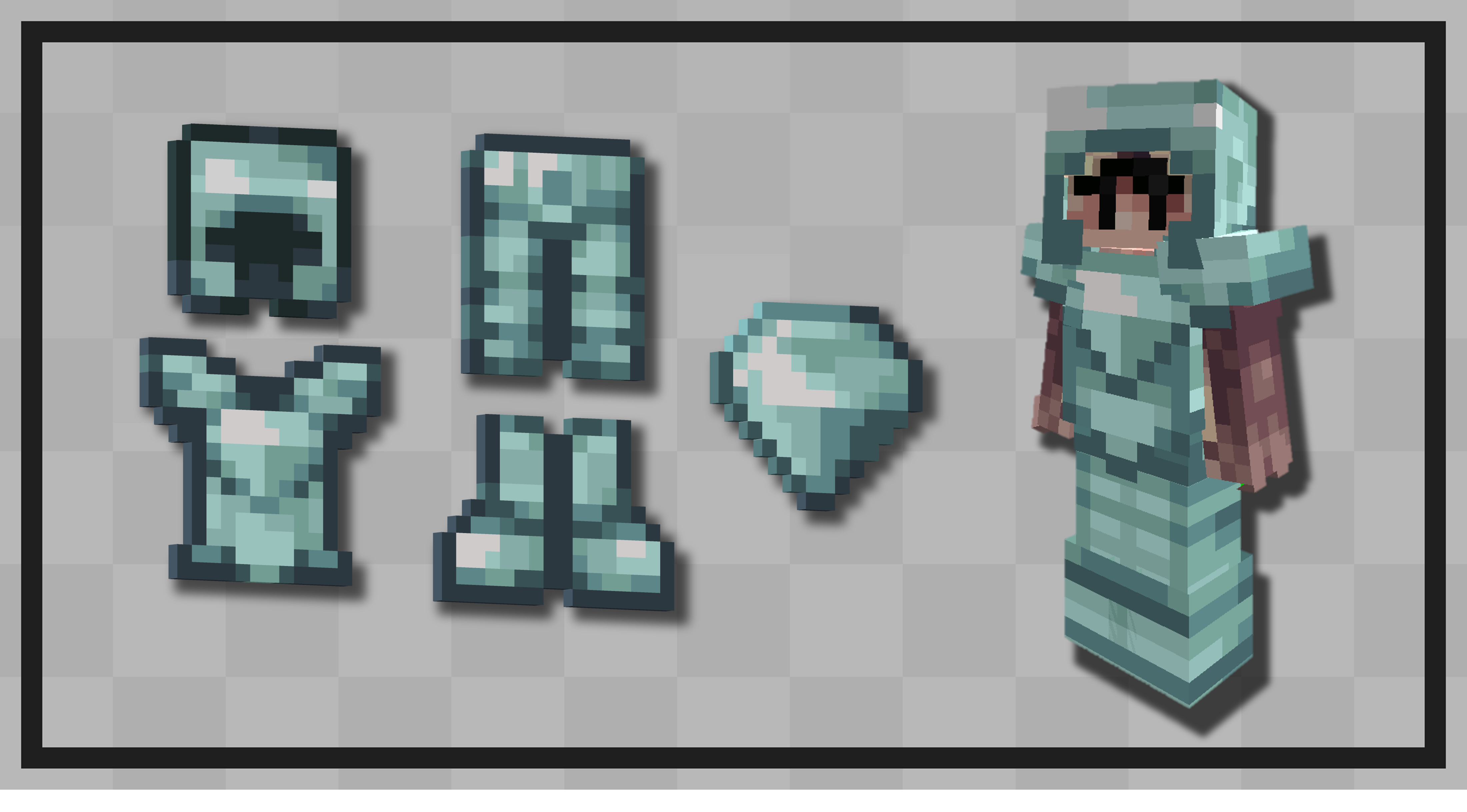 New diamond armour texture!