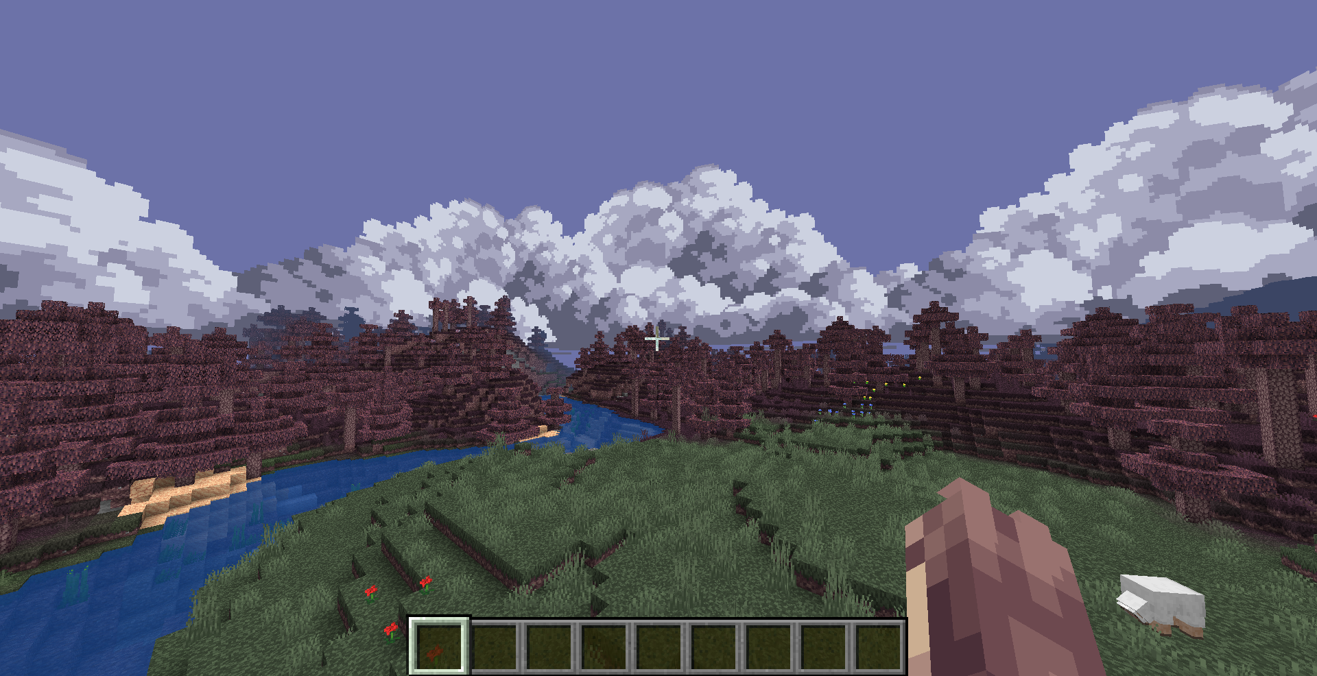 New pixelated skybox!