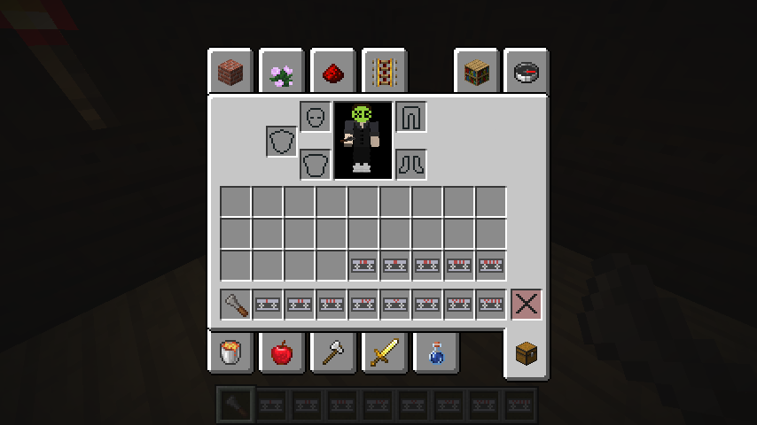 Chisel and Tapes Texture in Inventory