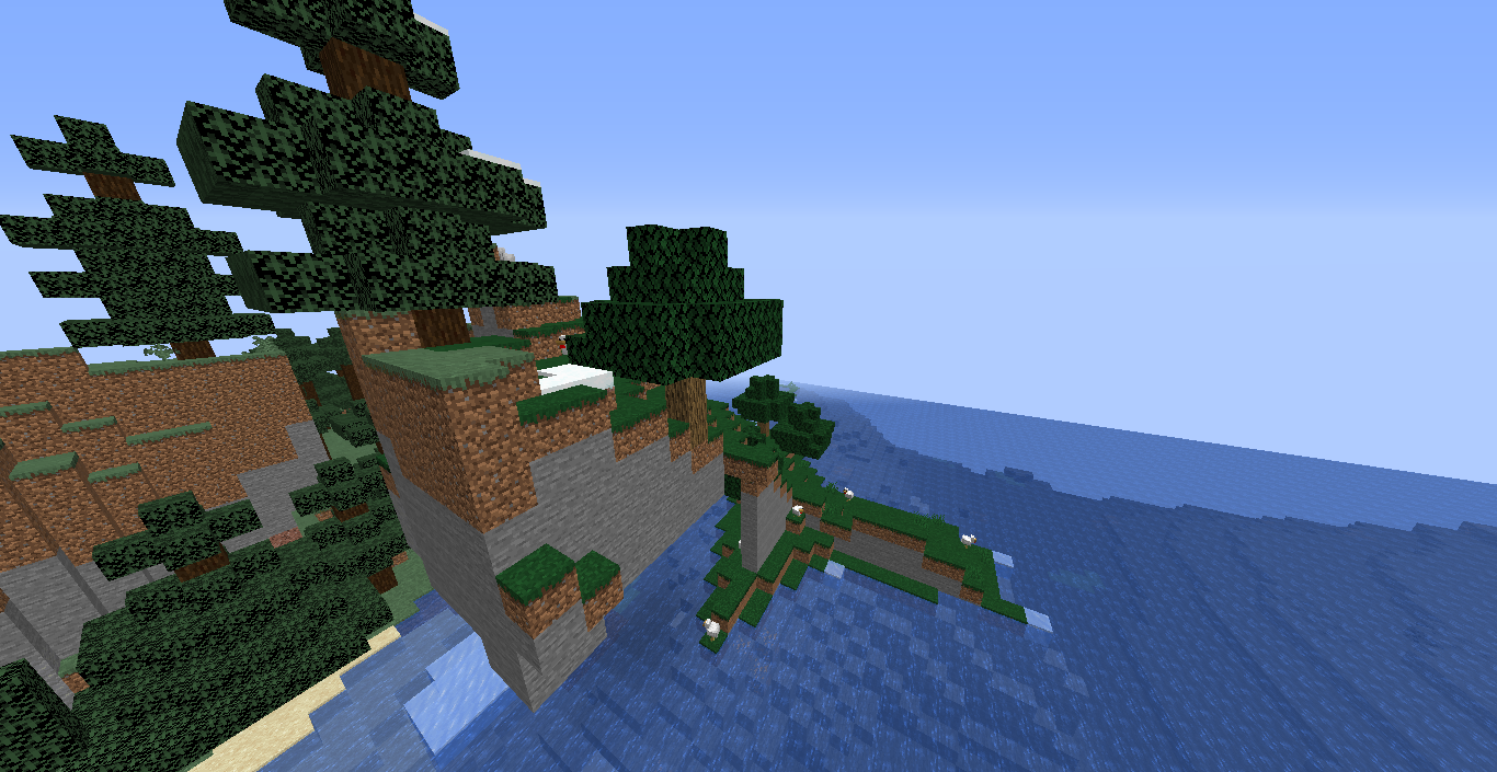 Alps but with trees