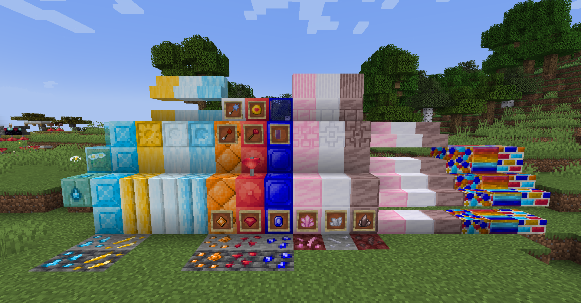 All the blocks and items in v1.0.0