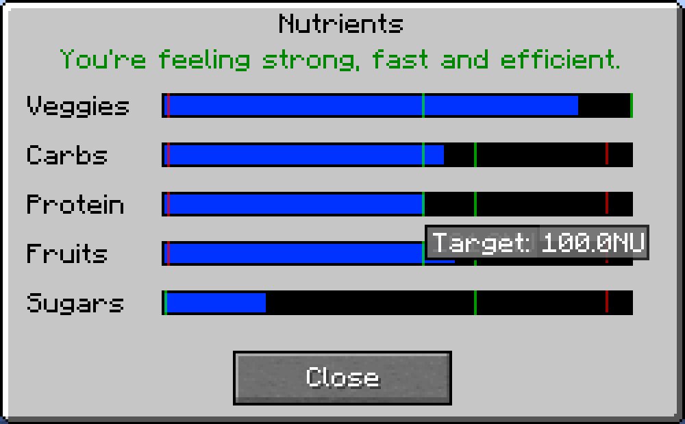 Nutrition GUI