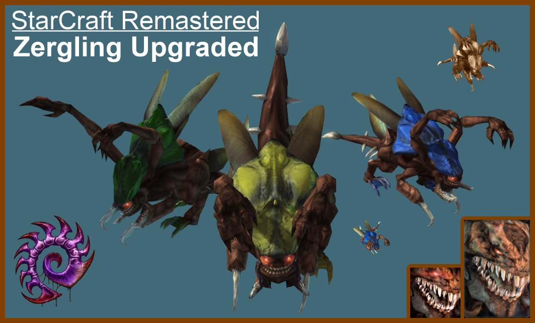StarCraft Remastered - Zergling Upgraded