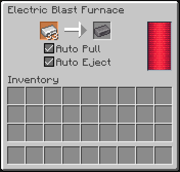 Electric Blasting Furnace - GUI