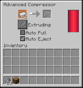 Advanced Compressor - Extruding