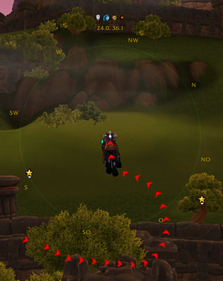 TrailPath - Display your path on minimap and farmhud with red arrows. Color, transparency and icons are adjustable.