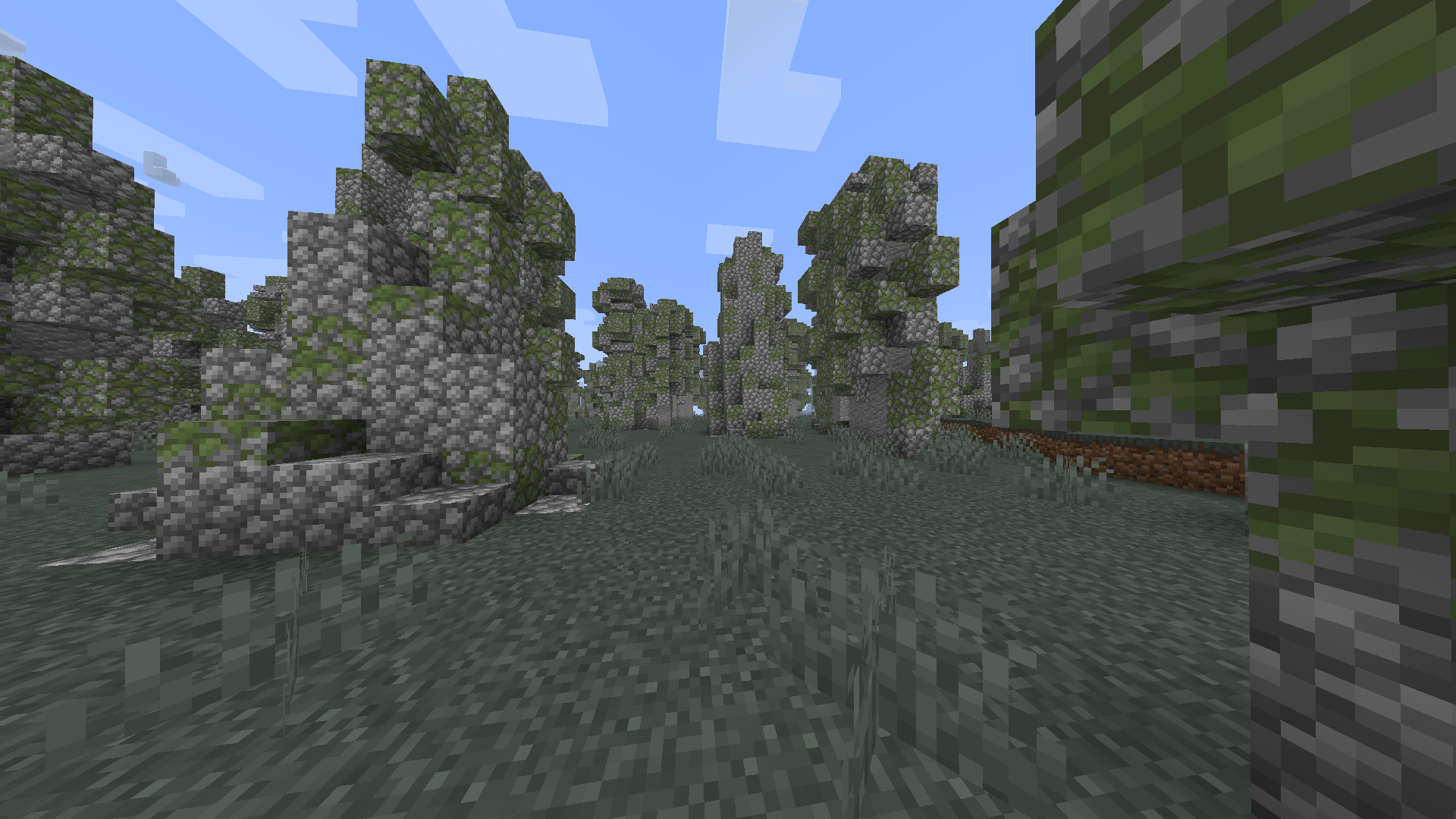 New cobblestone forest