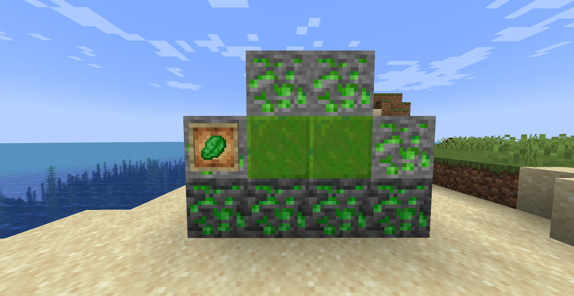 The texture changes to Lapis Lazuli.