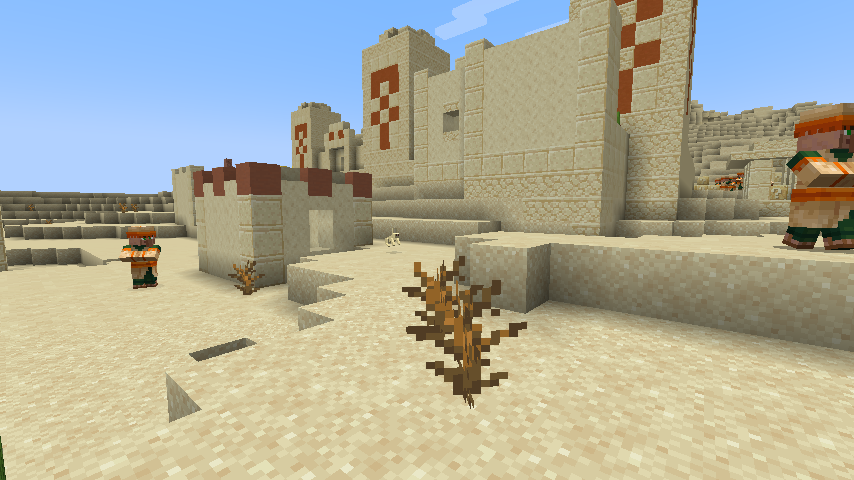 Desert Lucky Block Structures