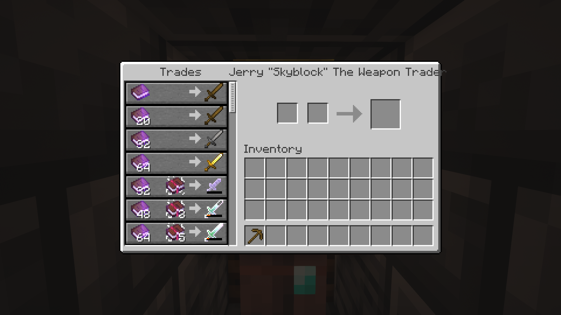 Jerry "Skyblock" The Weapon Trader