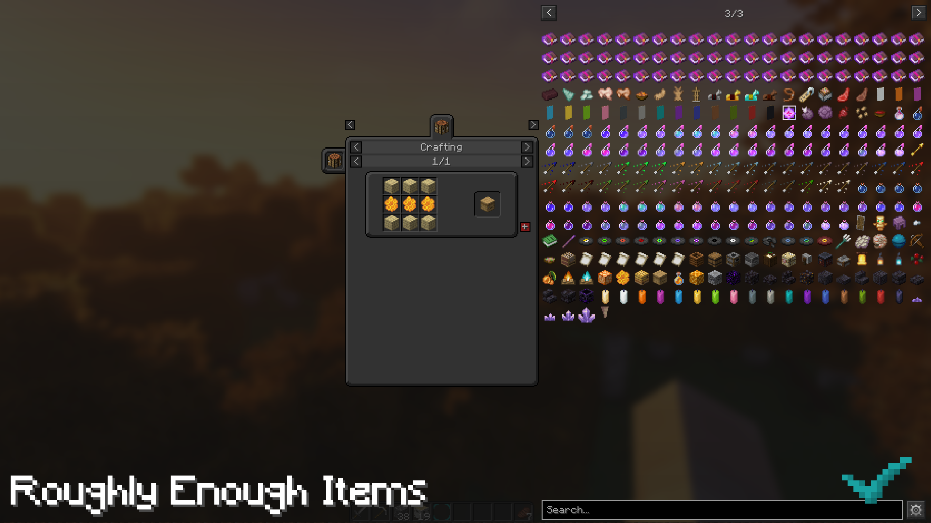 Roughly Enough Items