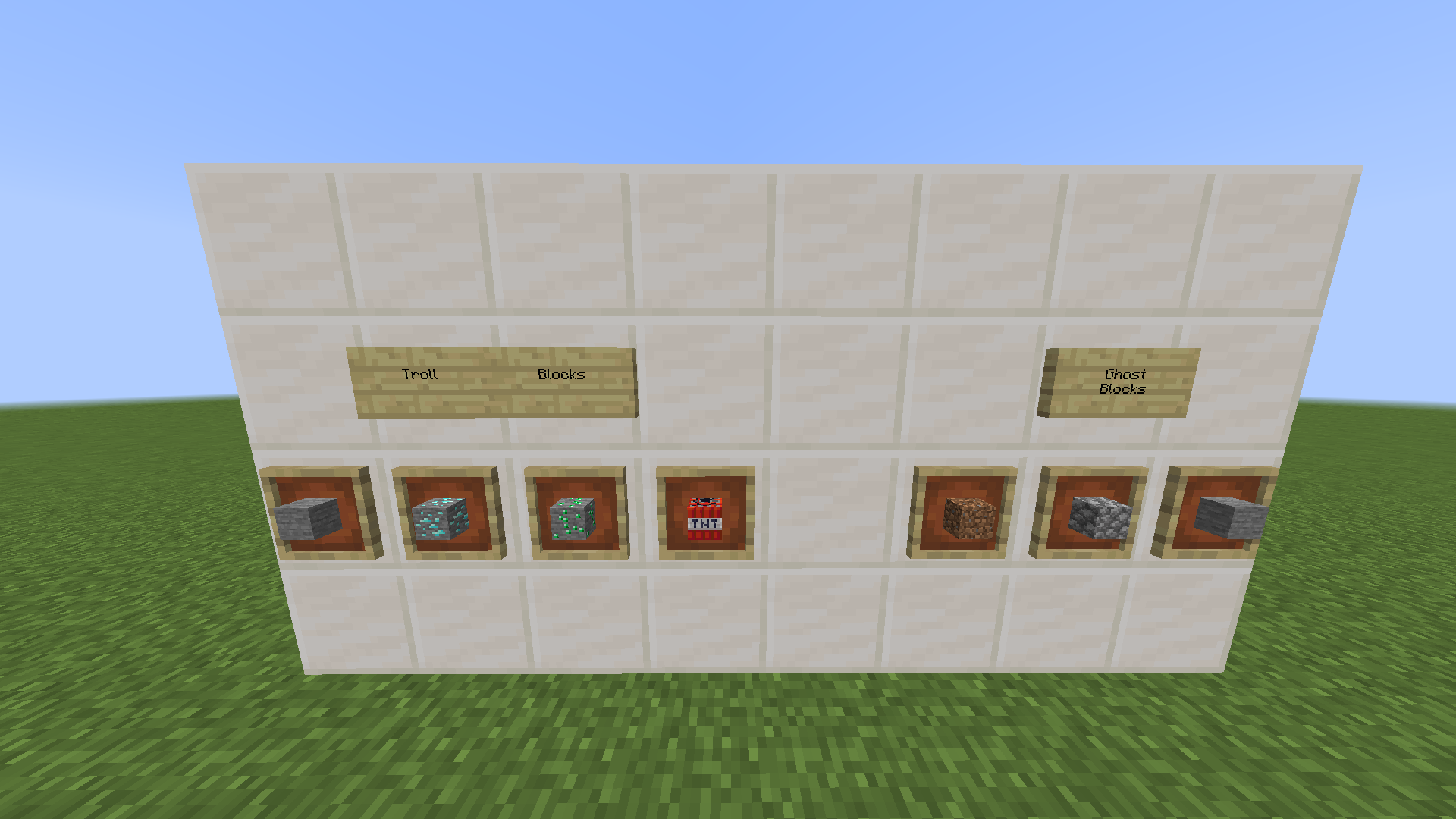 Some of the Blocks the Mod contains