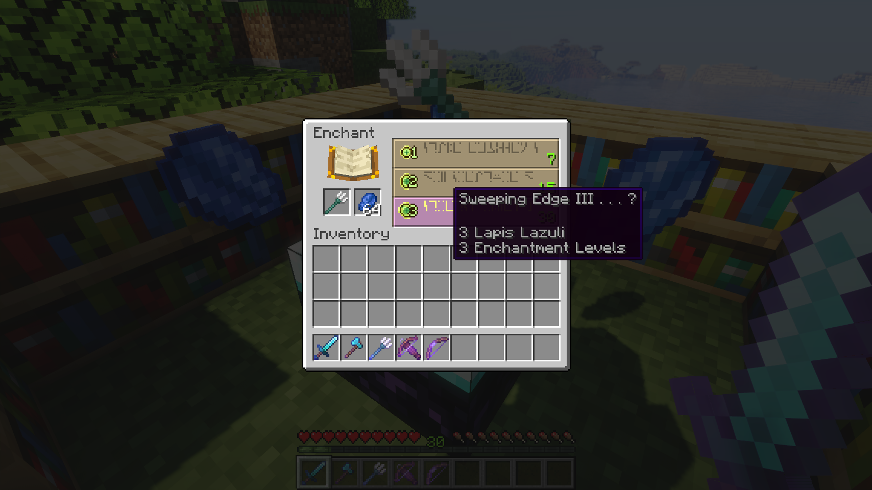 Why am I not able to add this book to my leggings? The leggings only have  two enchants. : r/Minecraft