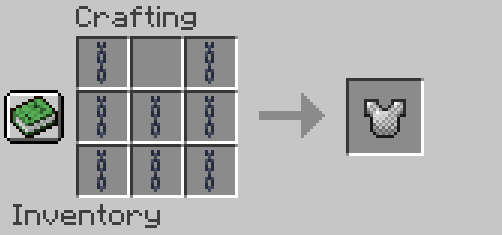 Chainmail Chestplate Recipe