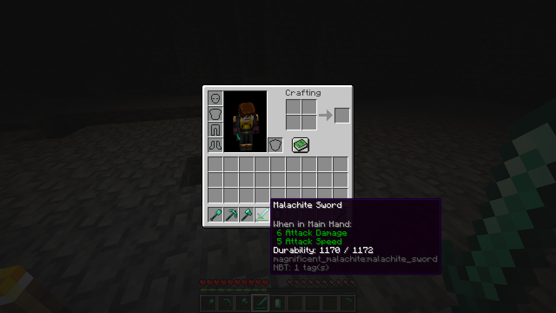 Inventory View - Malachite Tools