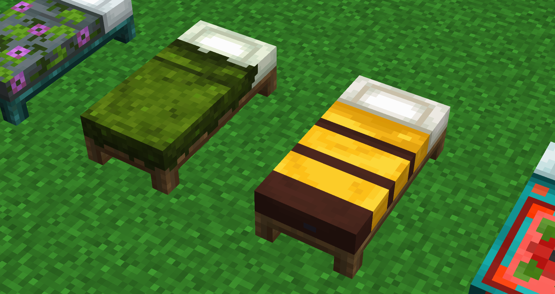 Green and Yellow Beds