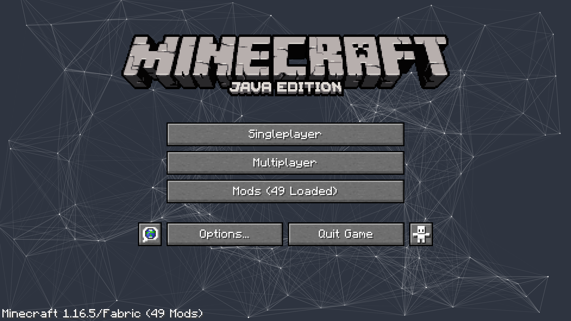 1.16.5 Main Menu