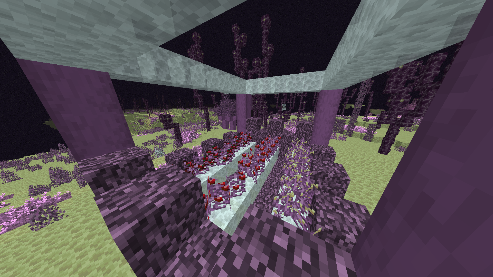 Own end-overworld mixed graft farm!