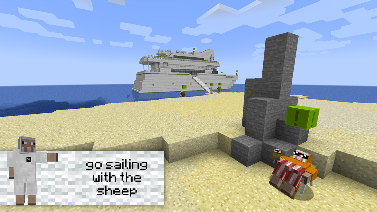 Go sailing with the sheep