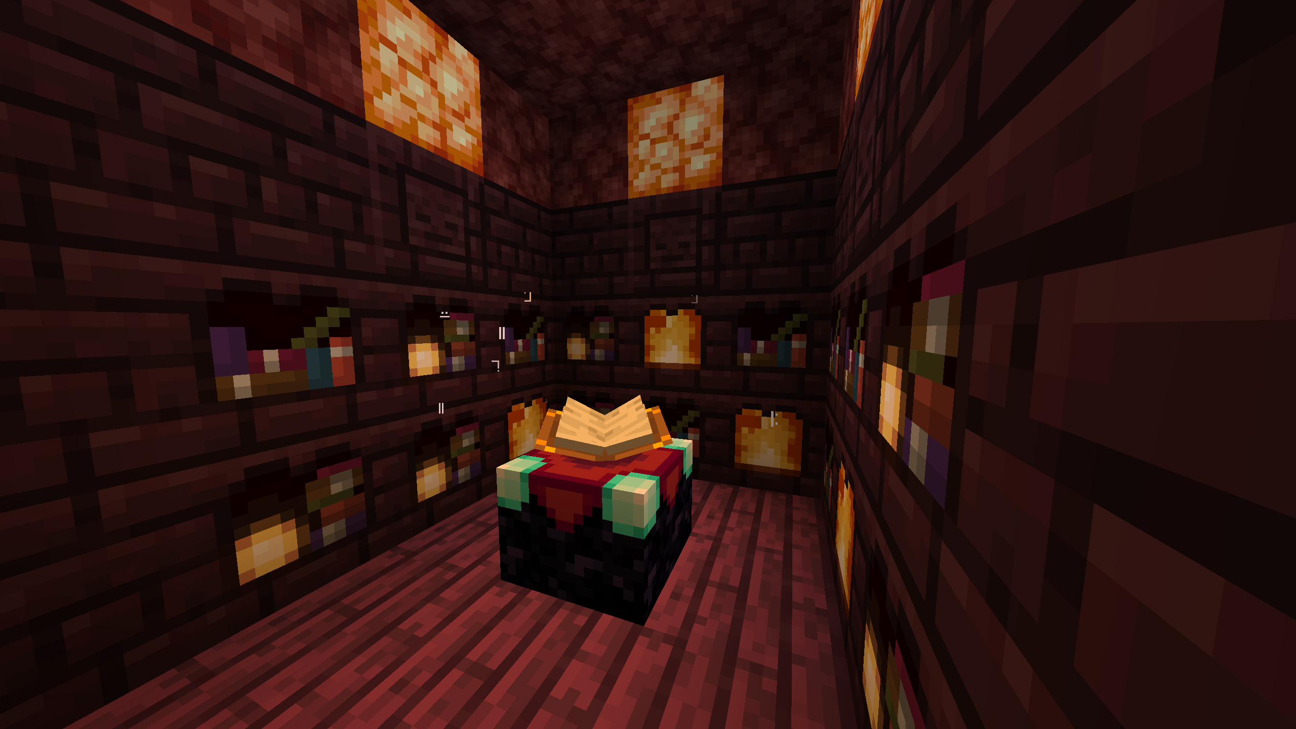 Nether-Themed Library