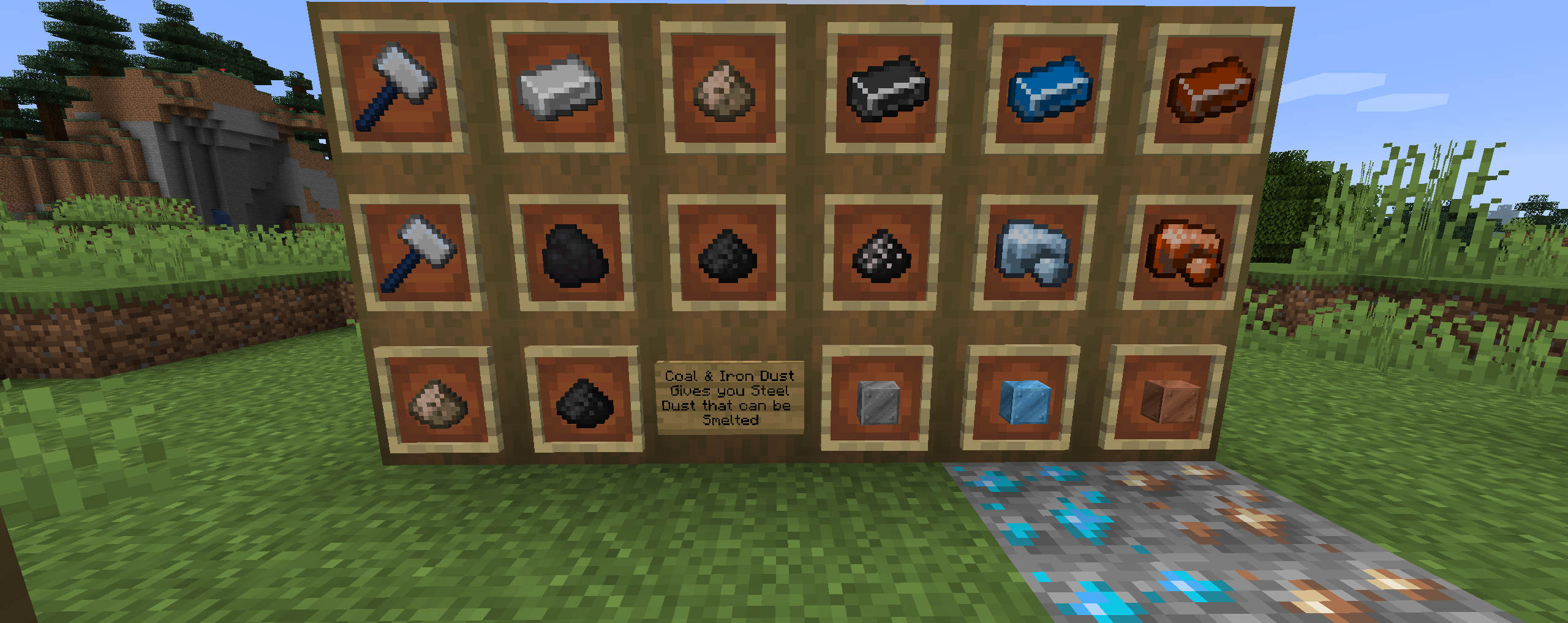 Ores, ingots and dusts