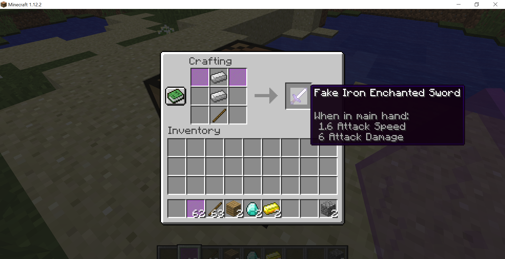 Crafting (Any stained Glass pane)
