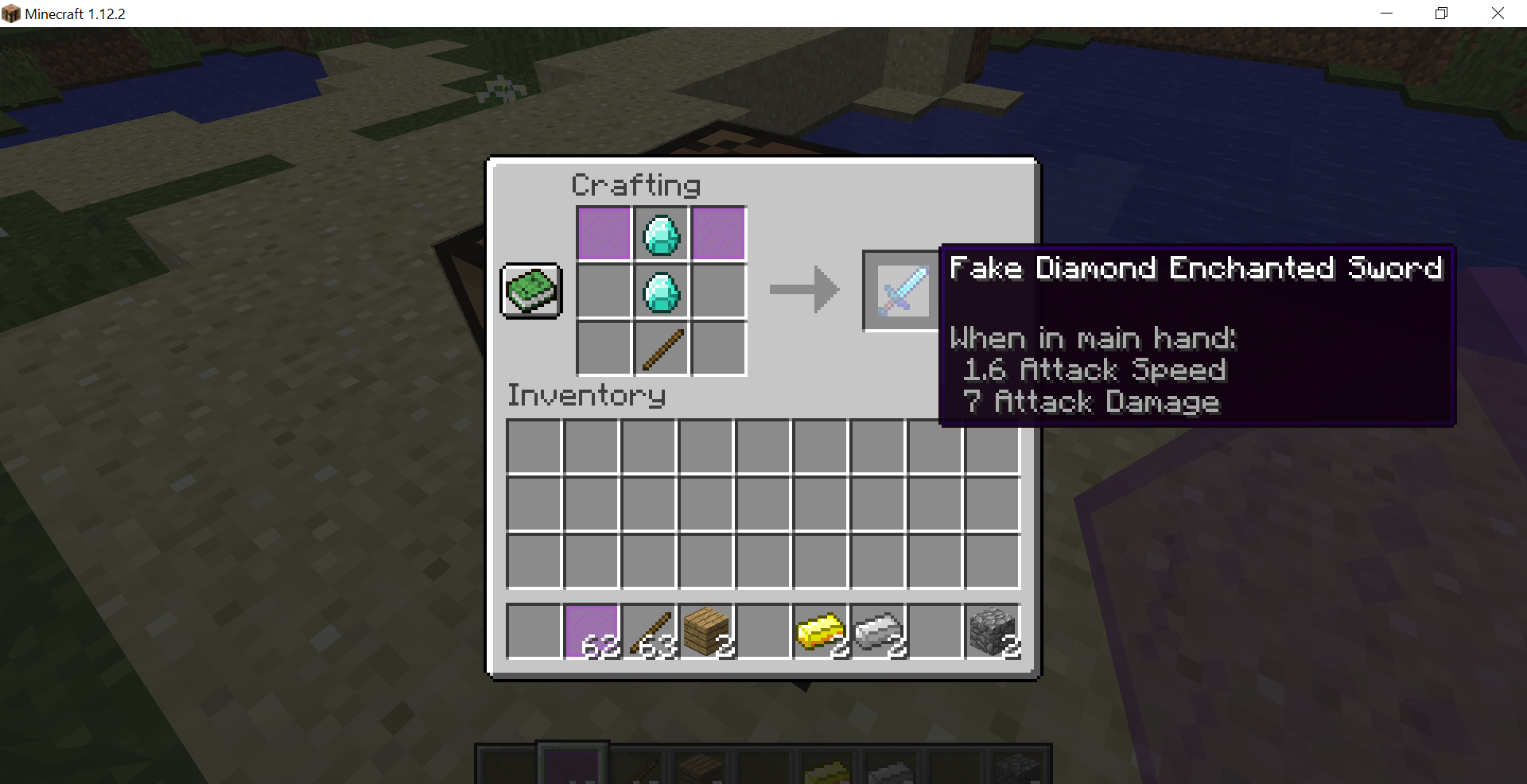 Crafting (Any stained Glass Pane)