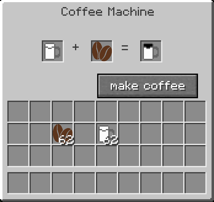 gui for the coffee machine