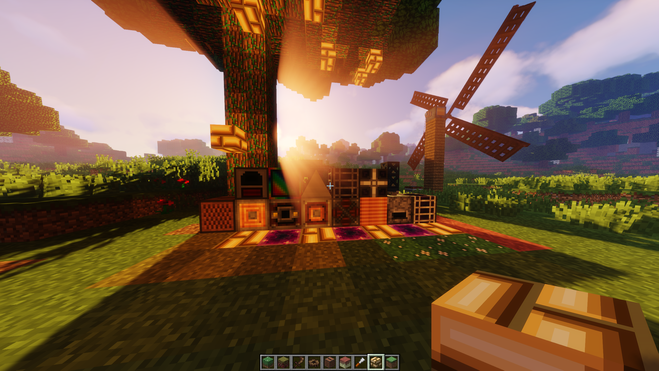 this picture have a few blocks from the mods .