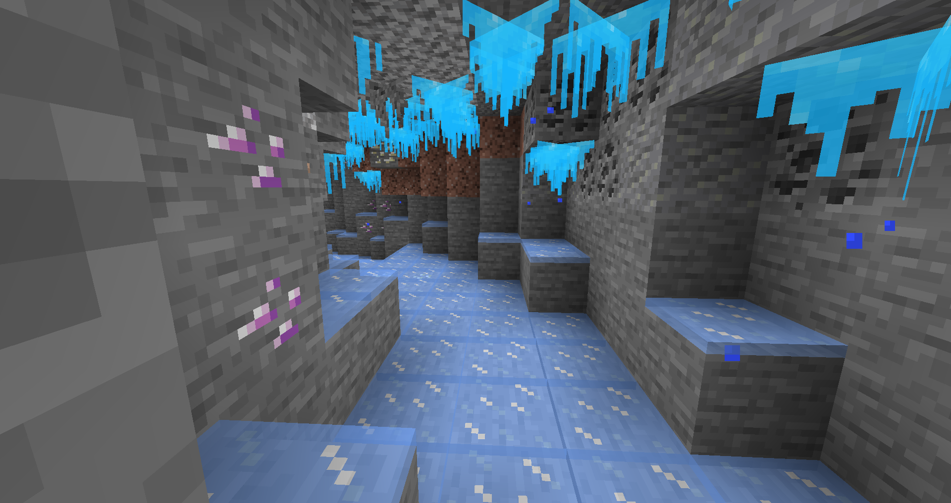 Frozen cave biome