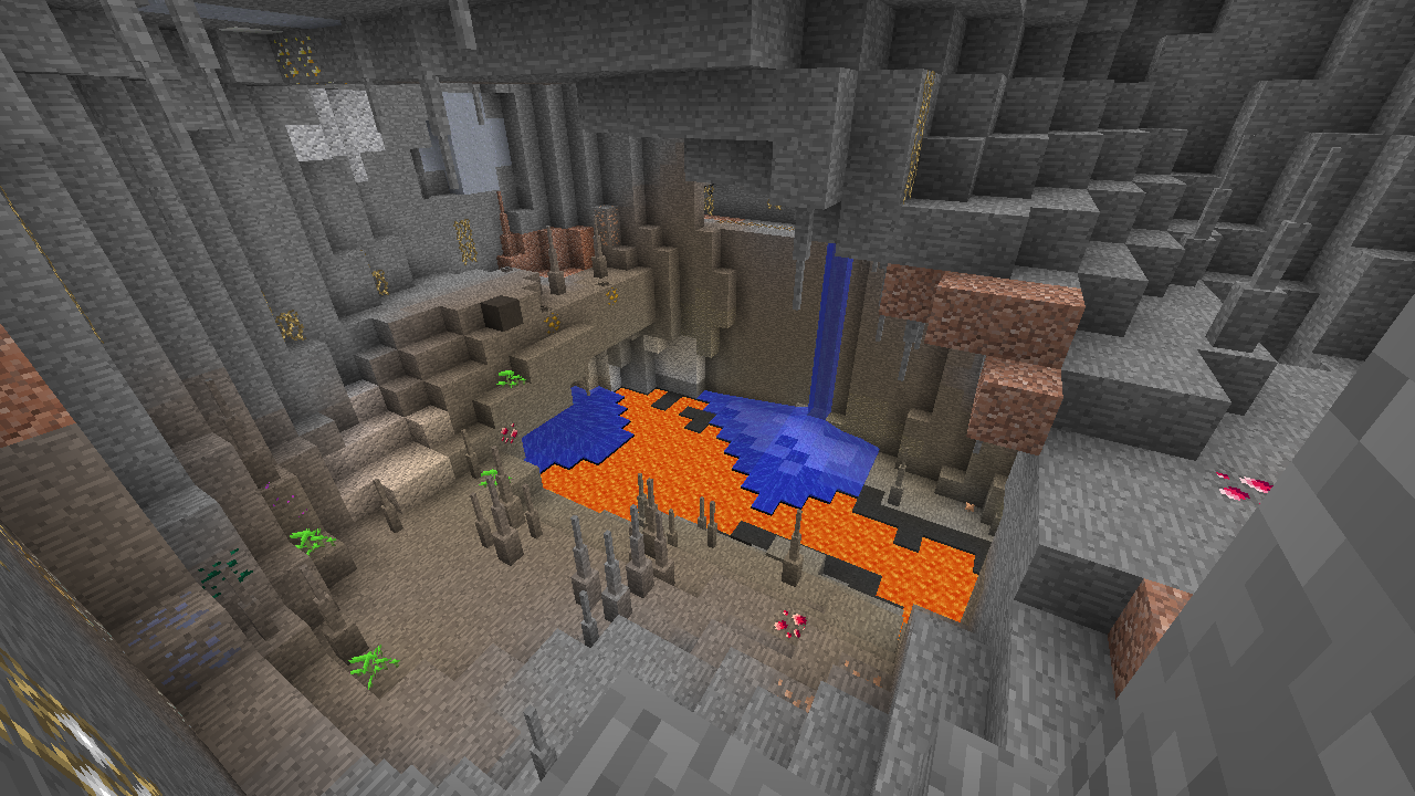 Thumbnail An example of underground cave generation in the pack