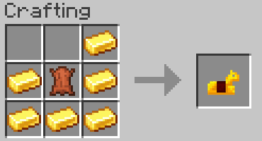 Gold Horse Armour Recipe