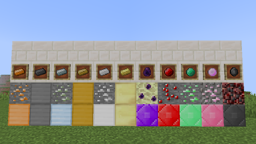 ZeiyoCraft's new ores and alloys