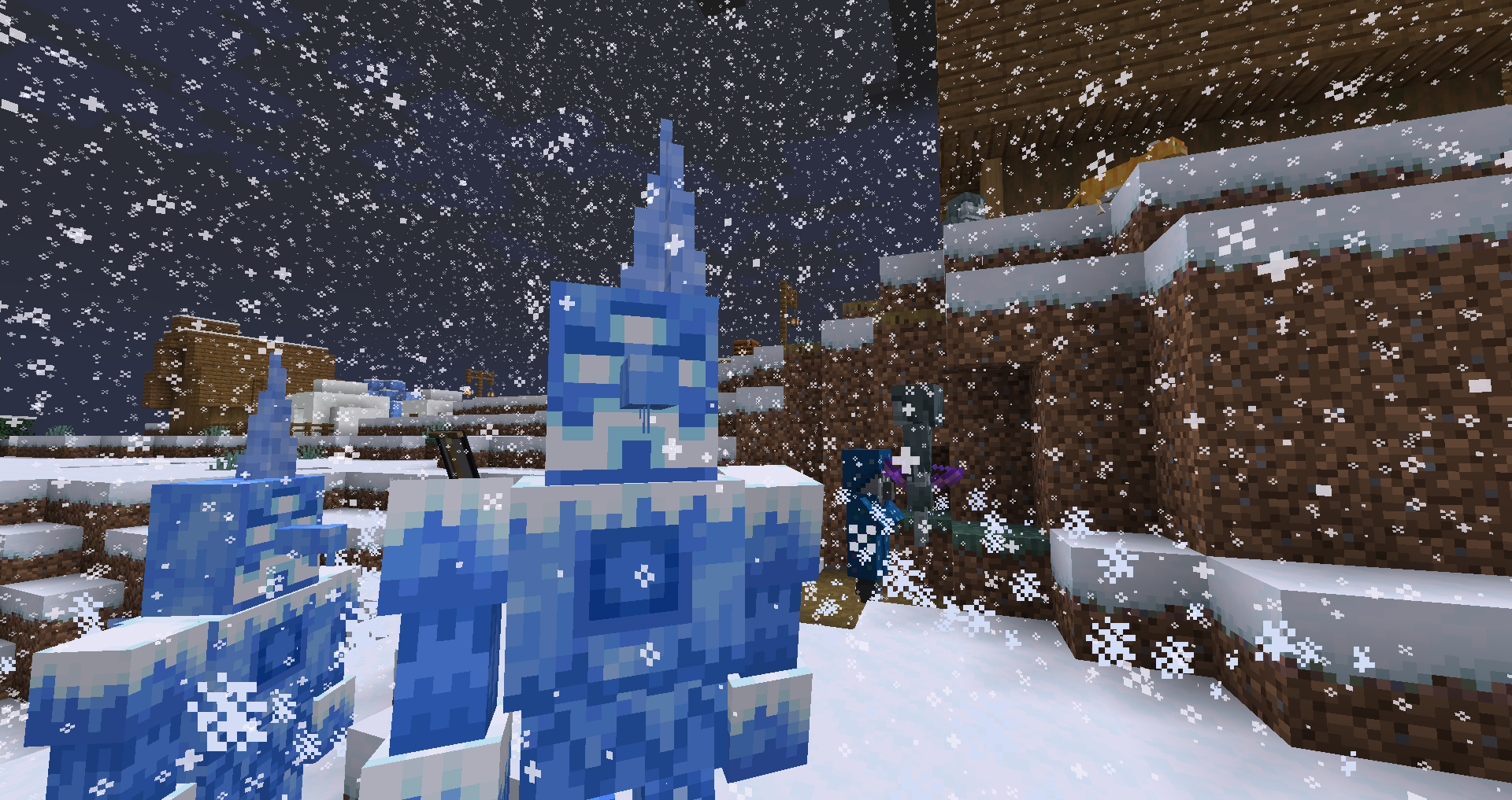 The ice golems meandering 