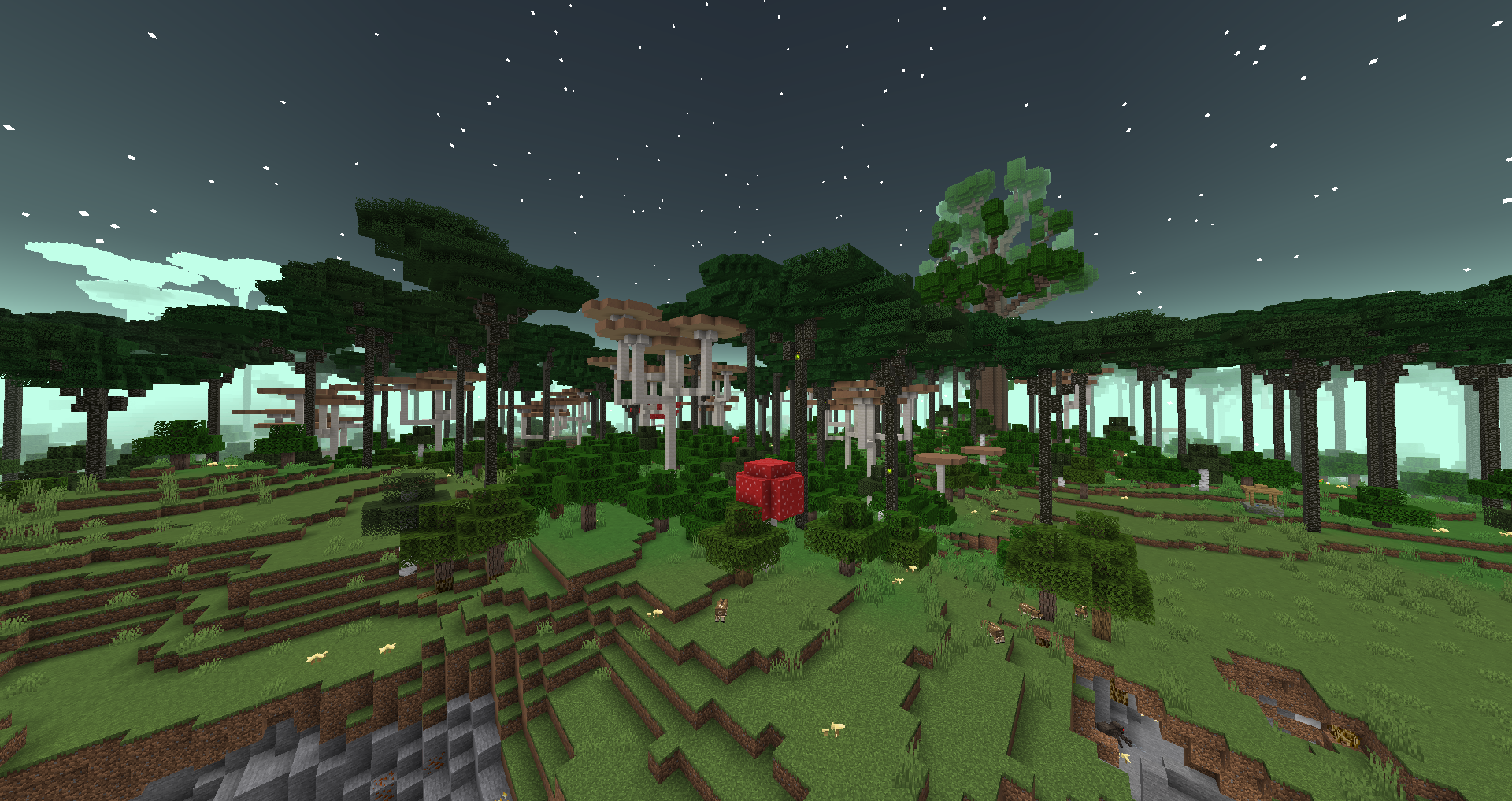 The modpack adds some new Dimensions