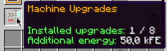 Filled Upgrade Slot