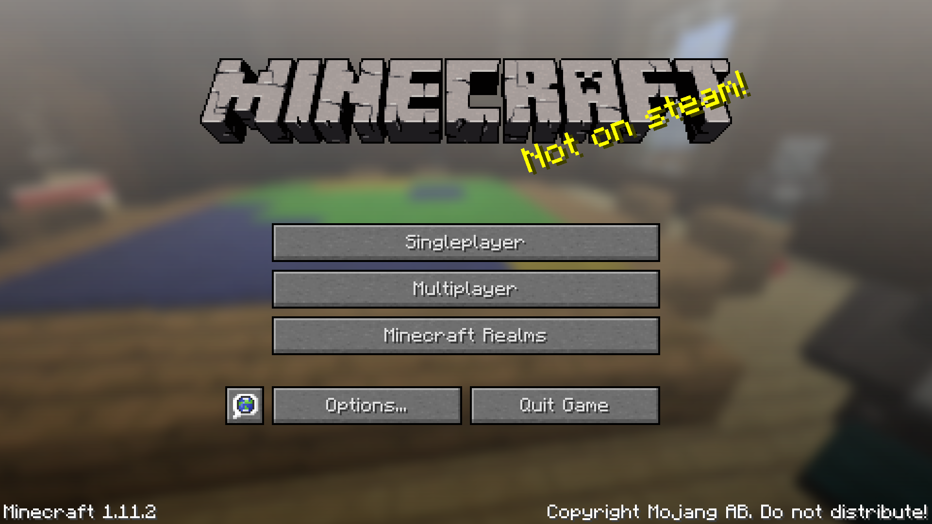 Minecraft 1.11.2 Title Screen