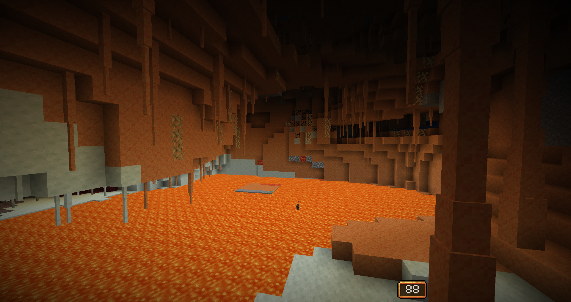 Be careful around lava, it can get very hot.