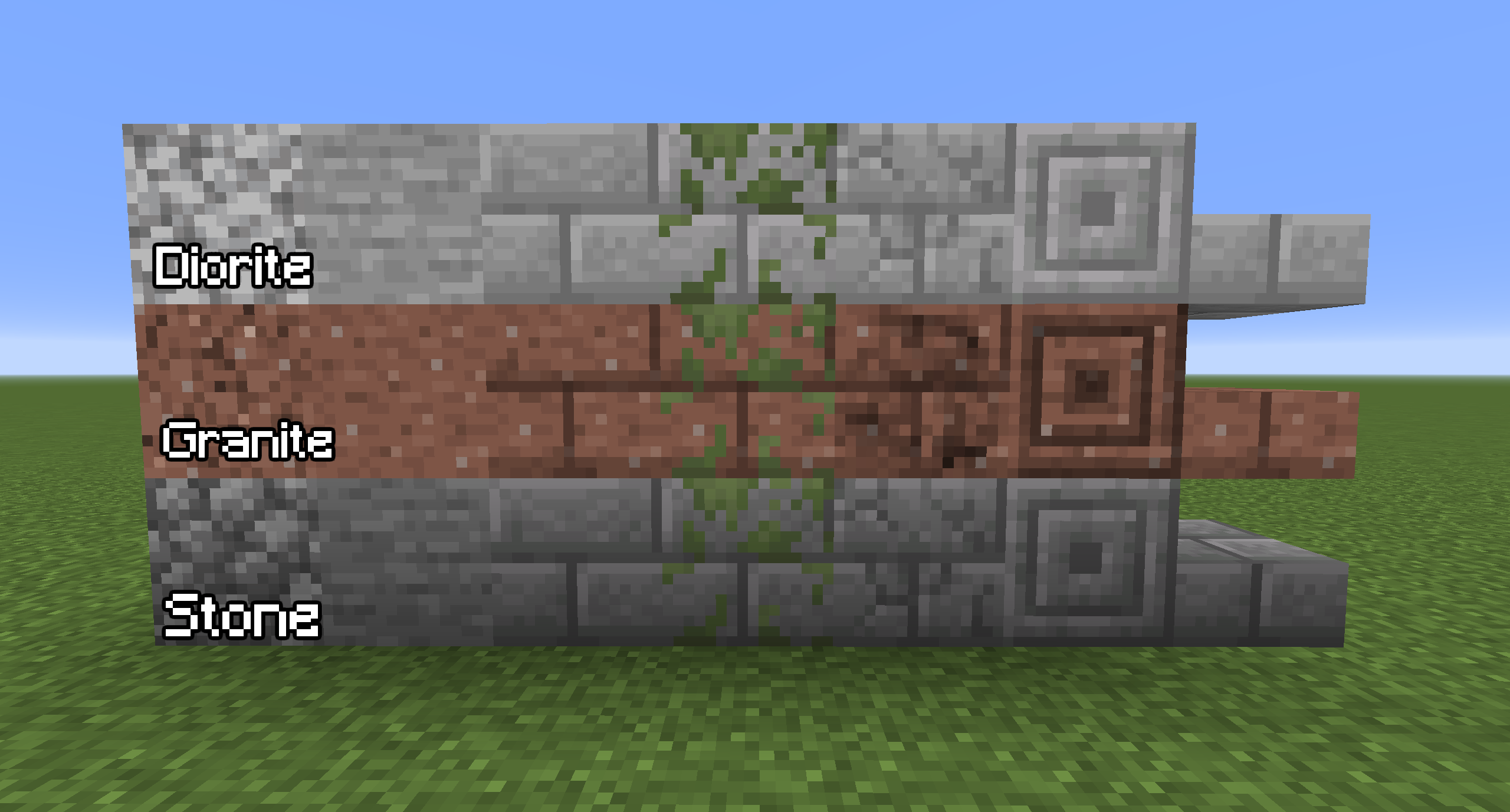 More use for Diorite and Granite