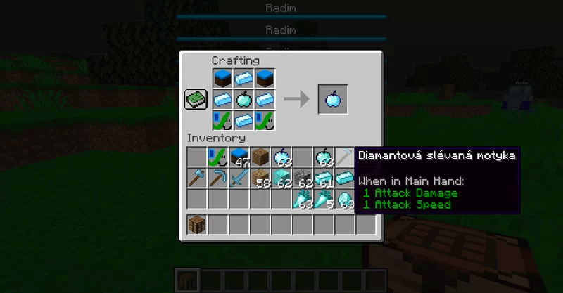 Craft of enchanted diamond apple