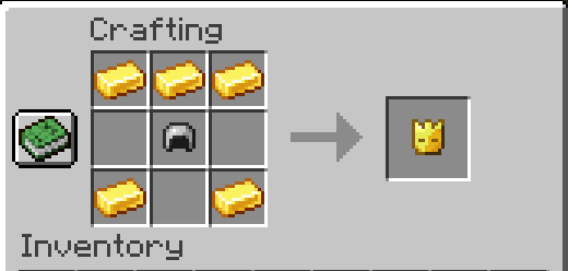 Crown crafting recipe