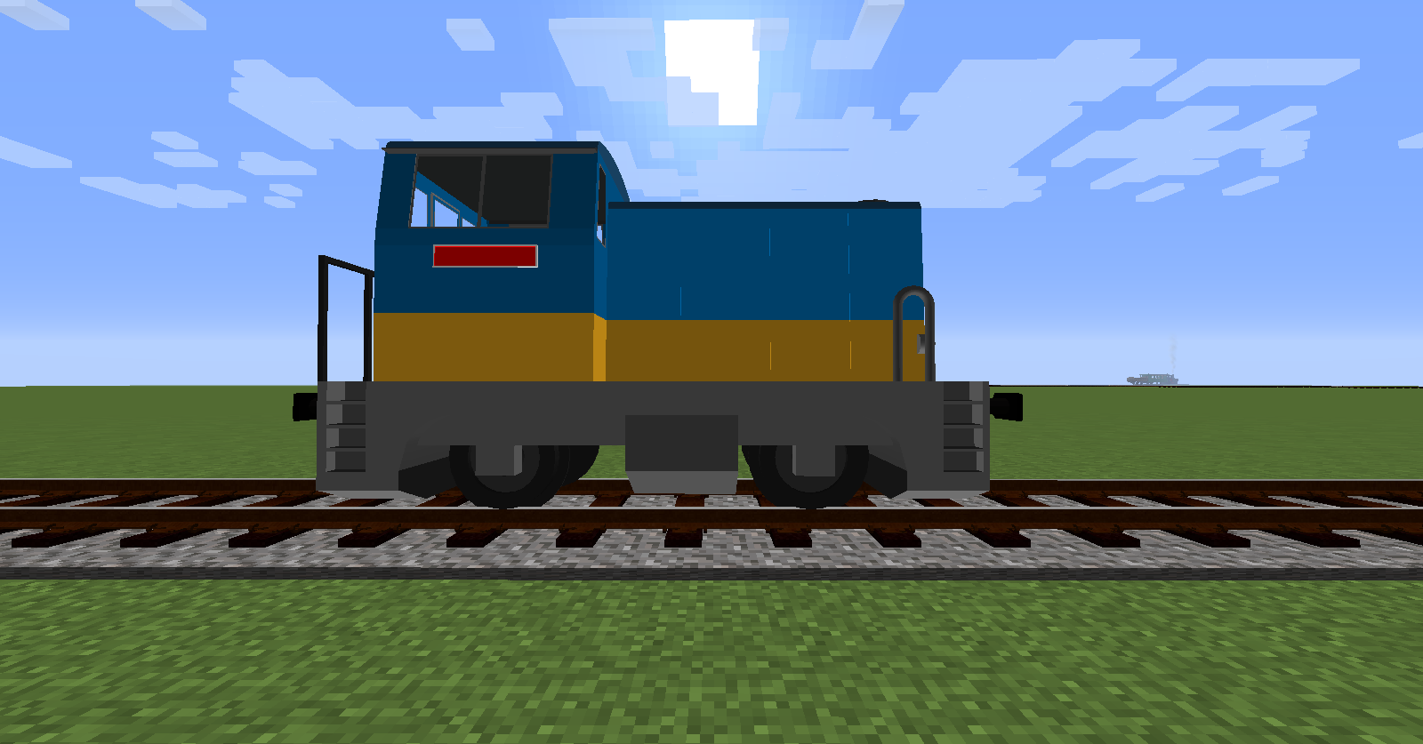 Small czech shunter engine called piggy.