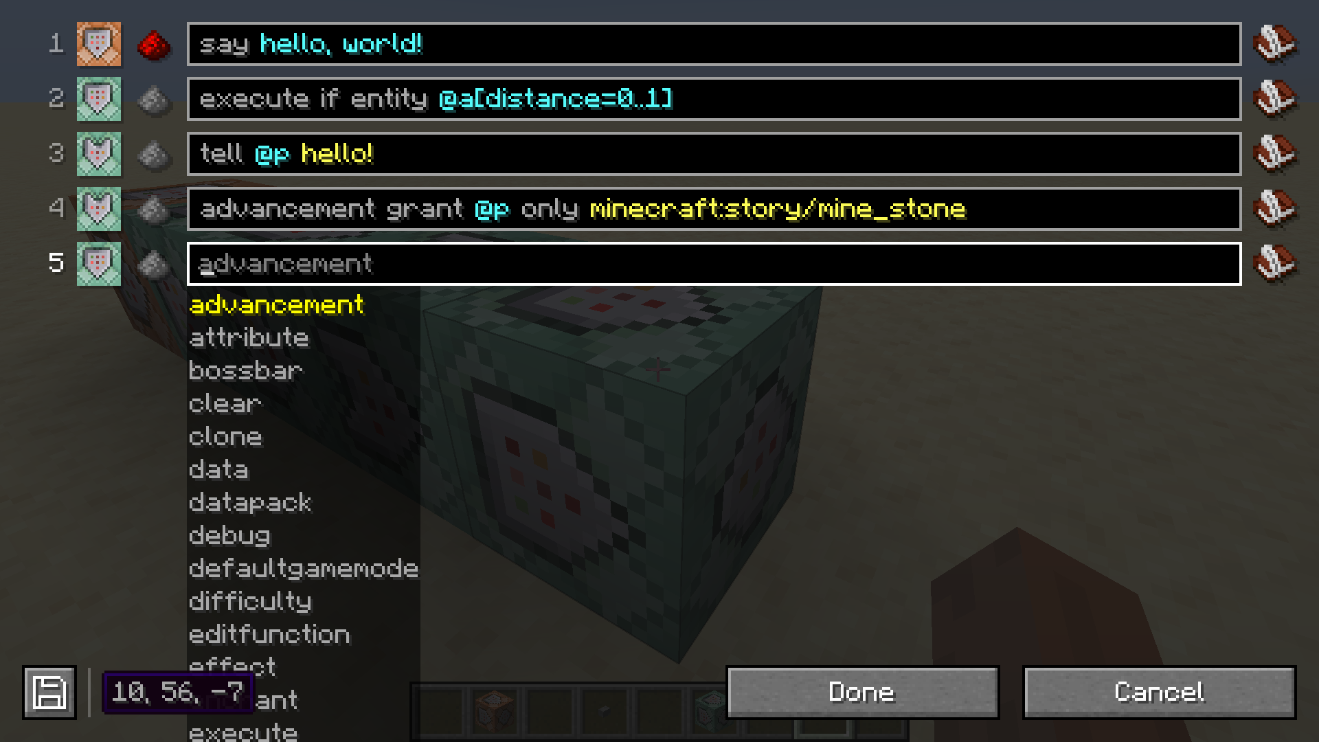 Command Block GUI (version ≥ 0.3.0)