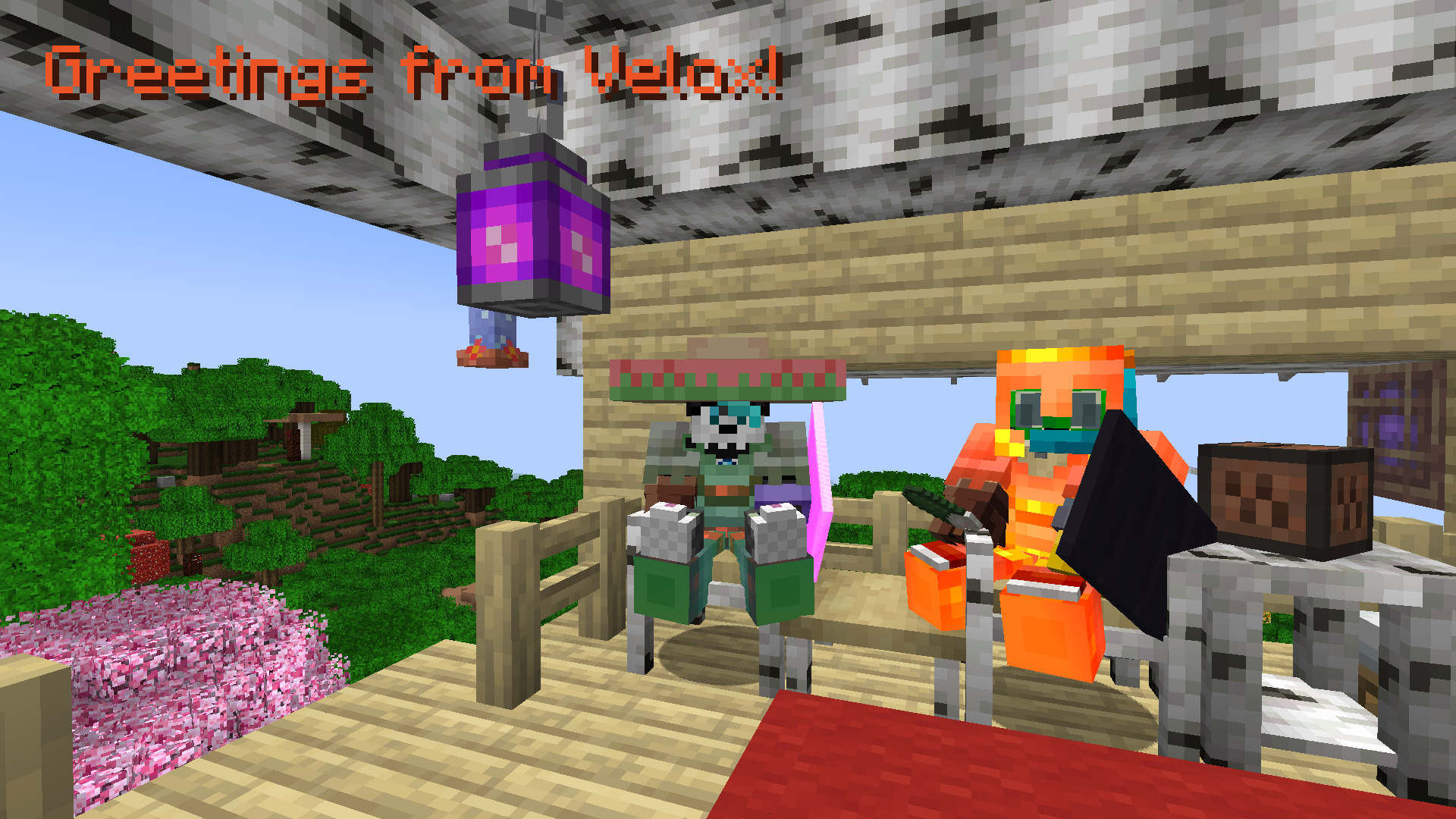 Enjoy new spots to sit, furniture to build and cosmetics to collect with the Velox modpack.
